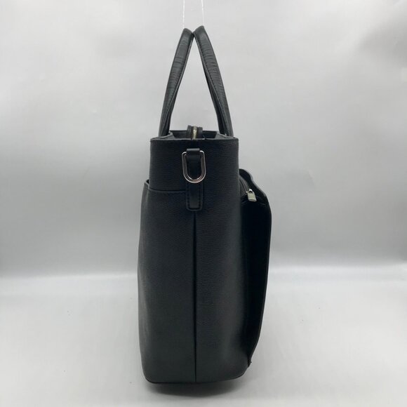 Tumi Black Leather Sinclair Camila Tote Bag - Picture 4 of 10